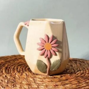 Geometric Daisy Mug
