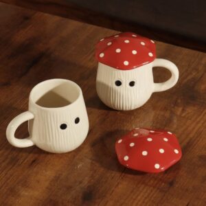 Mushroom Mug With Lid