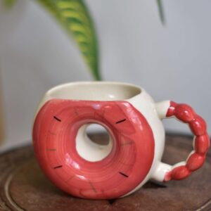 Doughnut Mug Red